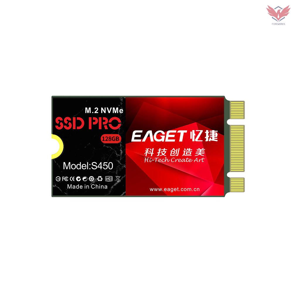 Ổ Cứng Ssd Fir Eaget S450 Ssd M.2 Pcie Nvme Tốc Độ Cao Chống Sốc Cho Pc Laptop 128gb