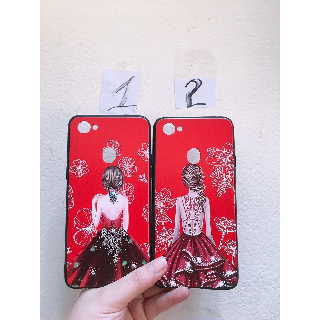 Ốp lưng cô gái quay lưng viền dẻo cho OPPO F7