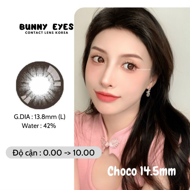 Lens Mắt Kính Áp Tròng CHOCO 14.5mm Size L Giãn To