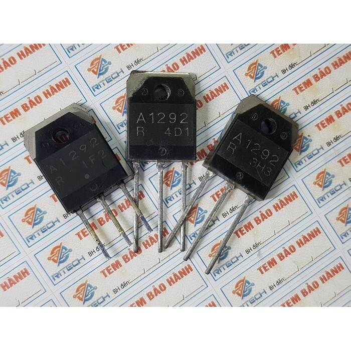 [Combo 3 chiếc] A1292, 2SA1292 Transistor PNP 60V-15A TO-3PN Tháo Máy
