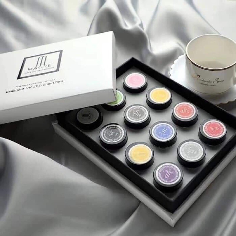 Set gel vẽ 12 màu