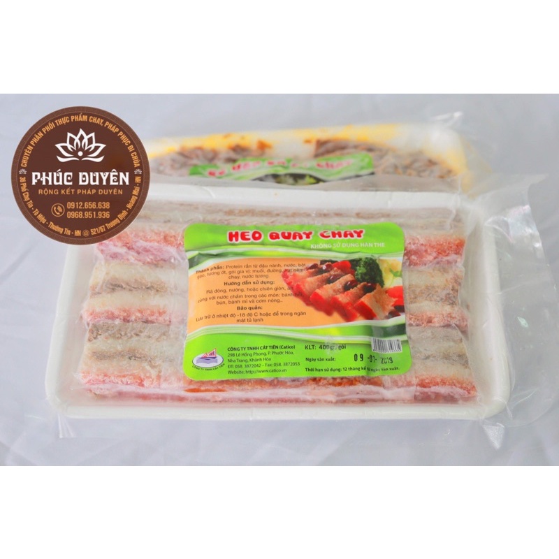 HEO QUAY CHAY 400g kèm sốt