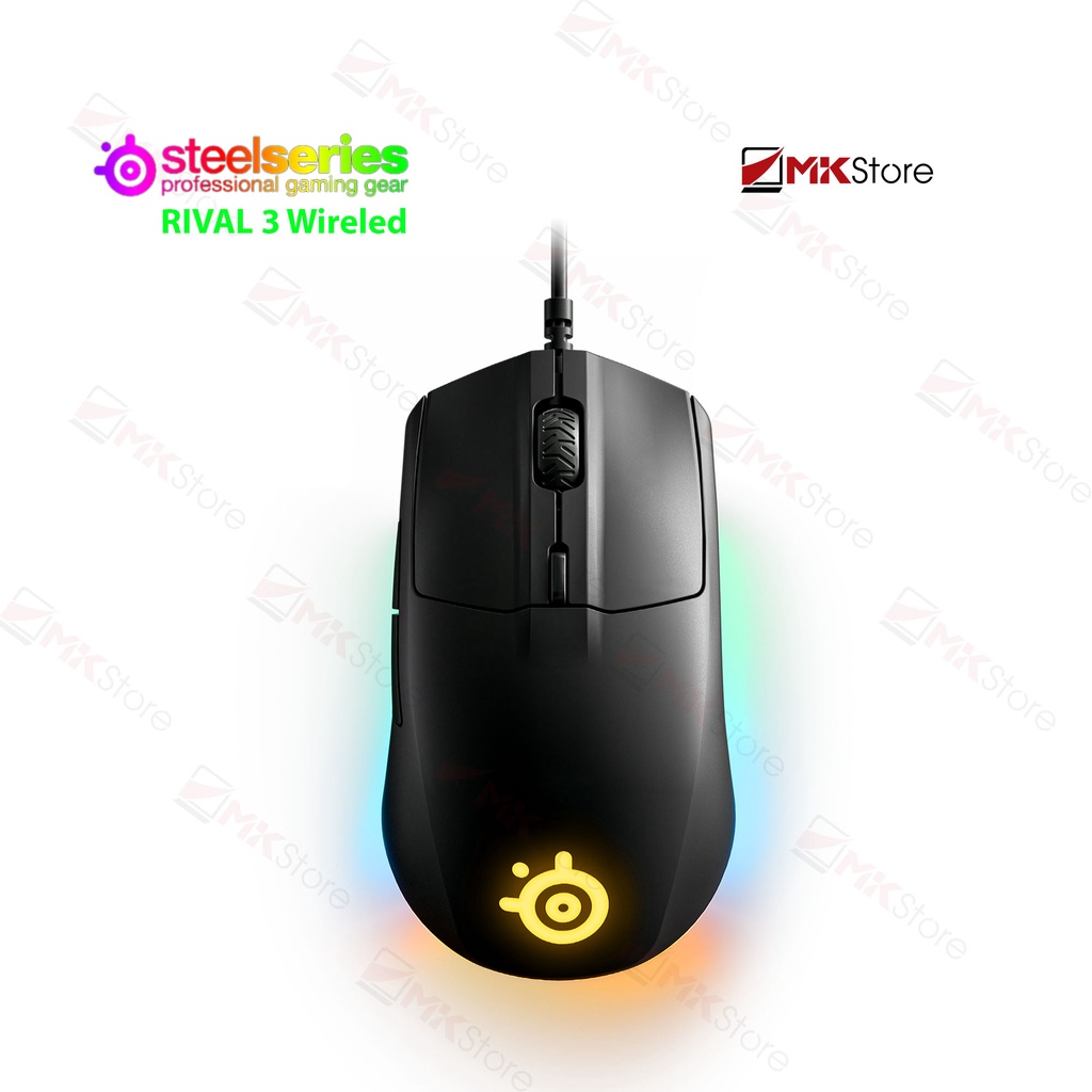 Mã ELCLDEC giảm 7% đơn 500K Chuột Steelsies Rival 3 Wired Gaming Mouse thumbnail