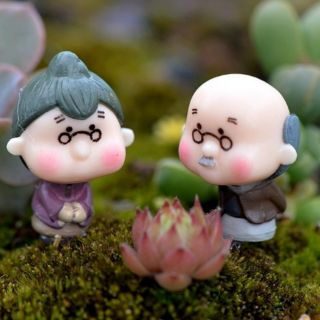 Bộ 2 tiểu cảnh ông bà ta