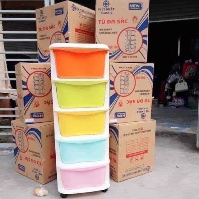 Tủ đa sắc 5 tầng