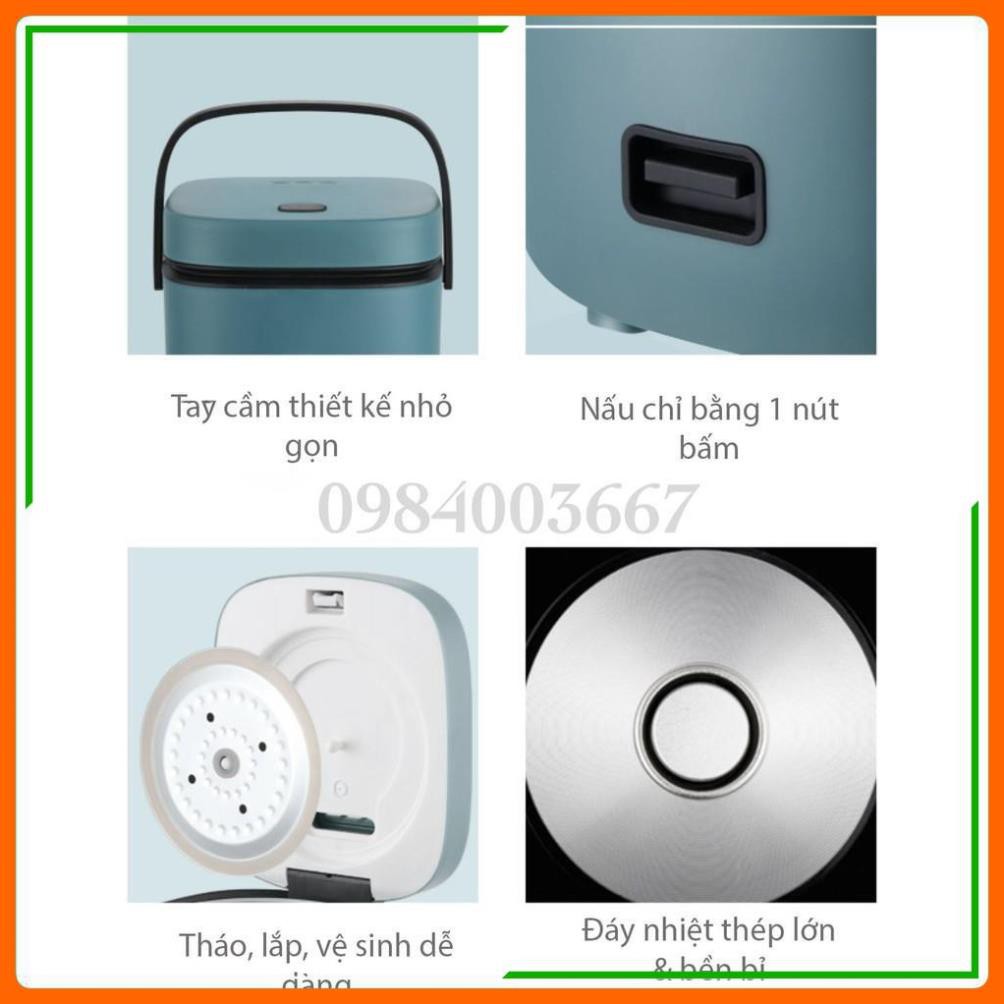 [Hàng Sẵn] Nồi Cơm Điện - Nồi Cơm Đa Năng 1.2L Nấu Cháo Chưng Hấp Luộc | BigBuy360 - bigbuy360.vn