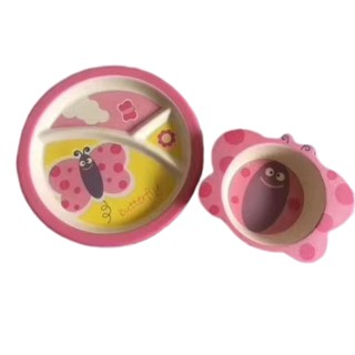 [GIFT] Set khay bát ăn dặm lúa mạch xuất Nhật