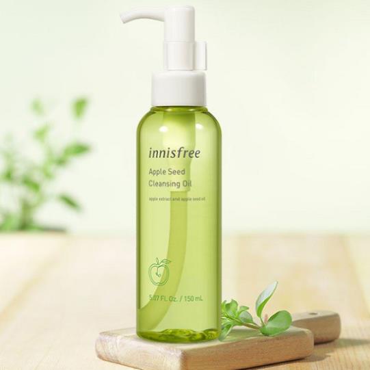 [Chính Hãng] Dầu tẩy trang táo xanh Innisfree Apple Seed Cleansing Oil mẫu mới nhất - Cica Cosmetic