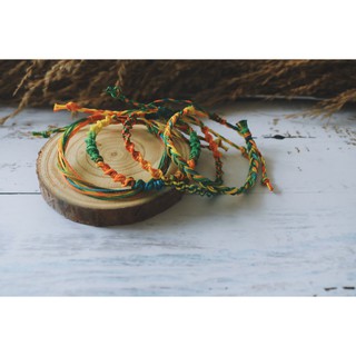 Vòng tay, vòng chân dây cói waterproof  handmade phong cách vintage - mẫu theo số trong hình