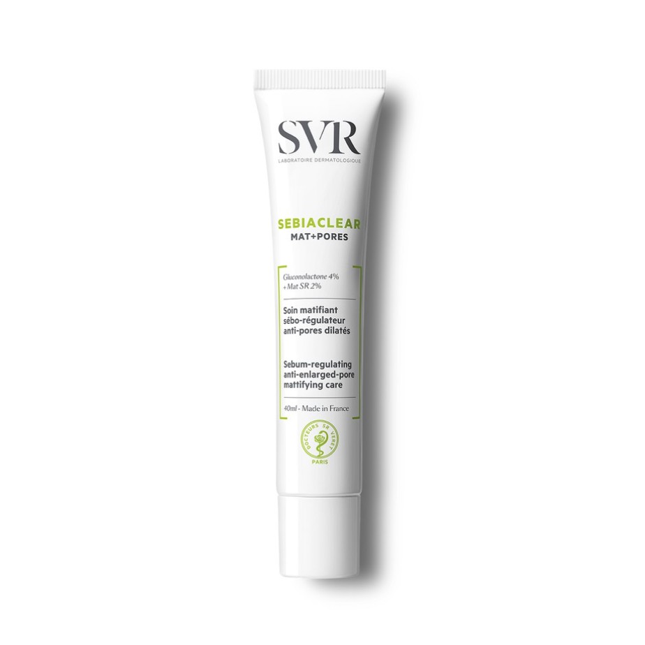 Kem dưỡng thu nhỏ lỗ chân lông, kiểm soát dầu SVR SEBIACLEAR Mat + Pores 40ml