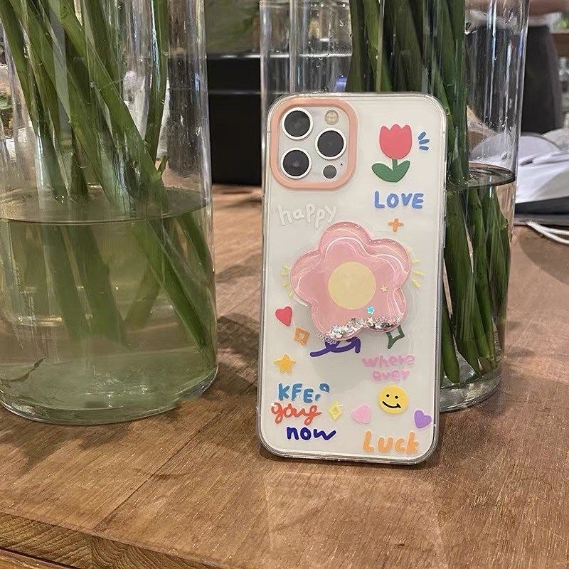 Ốp Iphone Happy + giá đỡ 13 Pro Max/13/13 Pro/12 Pro Max/12/212 Pro/11 Pro Max/11/Xs Max/X/Xs/8 Plus/7 Plus