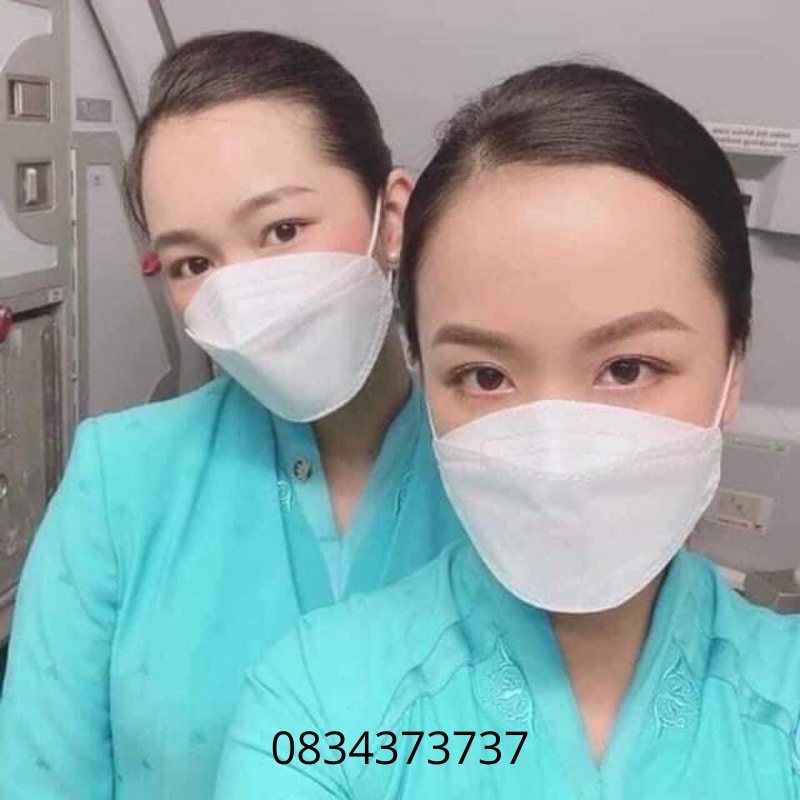 Khẩu trang kf94 công nghệ hàn quốc 4D MASK  kháng khuẩn 4 lớp combo 5 cái