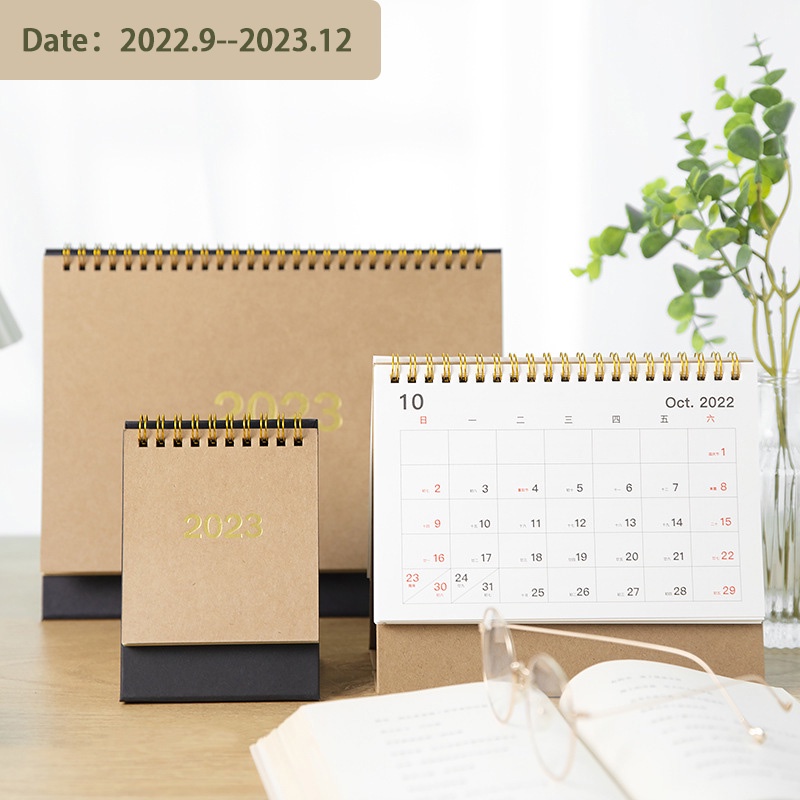 Lịch 2023 Để Bàn Lên Kế Hoạch Hàng Tuần / Tháng Để Bàn Sắp Xếp Gọn Gàng Cho Trường Học / Văn Phòng