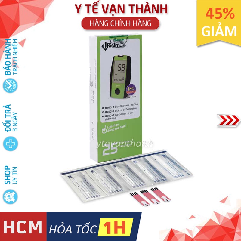 ✅ Que Thử Đường Huyết: Uright TD 4265/4267 Date Xa -VT0348