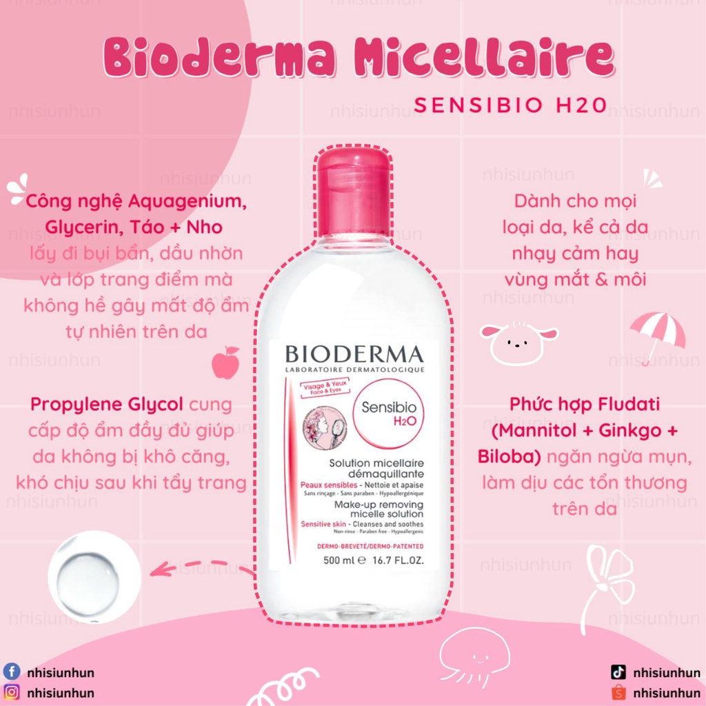 Tẩy trang B.i.o.d.e.r.m.a Micellar Water