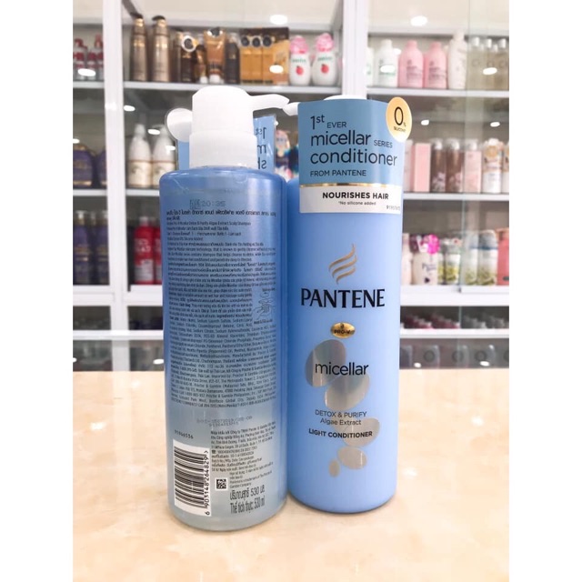 BỘ ĐÔI DẦU GỘI + XẢ PANTENE PRO- V MICELLAR 530ml ( Hàng nhập thái lan)