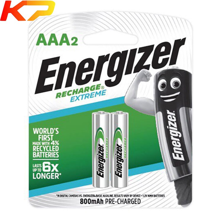 Pin Tiểu sạc AAA Energizer Recharge Extreme 800mah