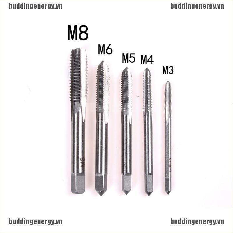 Bộ 5 Mũi Khoan Cầm Tay M3 M4 M5 M6 M8 3mm-8mm