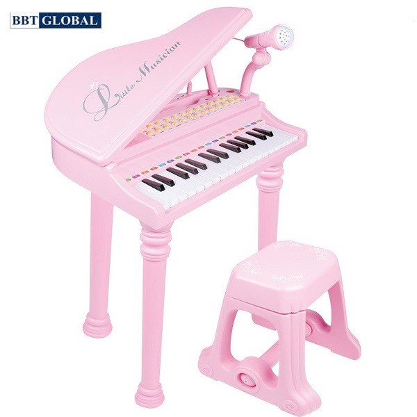 Đồ chơi đàn Piano 37 phím có ghế ngồi cho bé 1504A