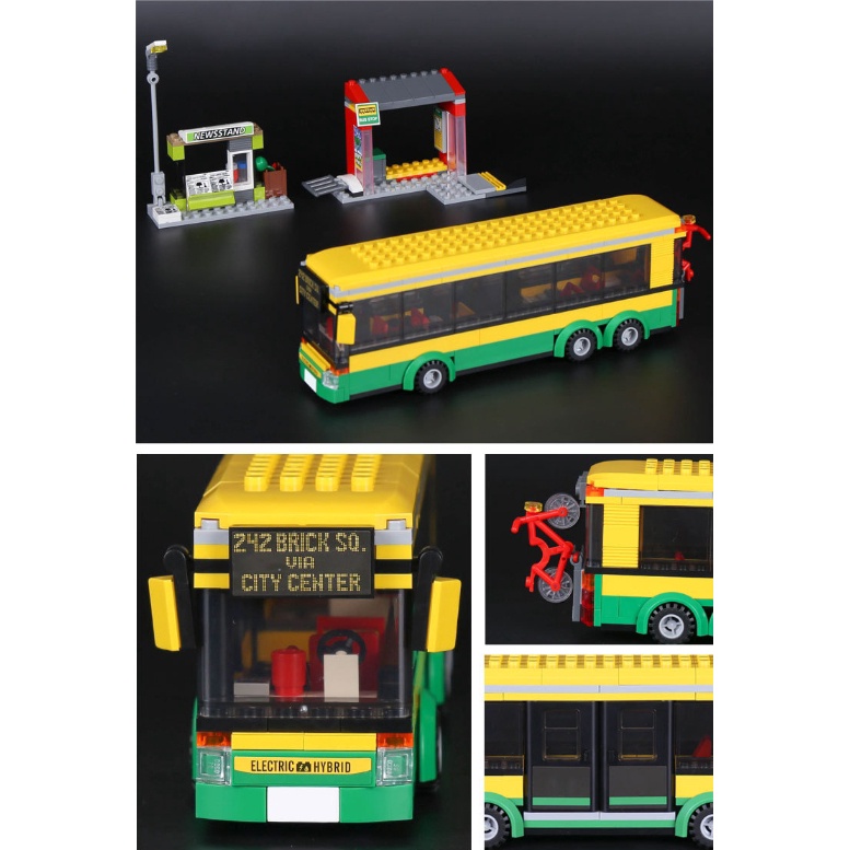 Lắp Ráp Cities -  02078 , Leji 40021  377 Mảnh )