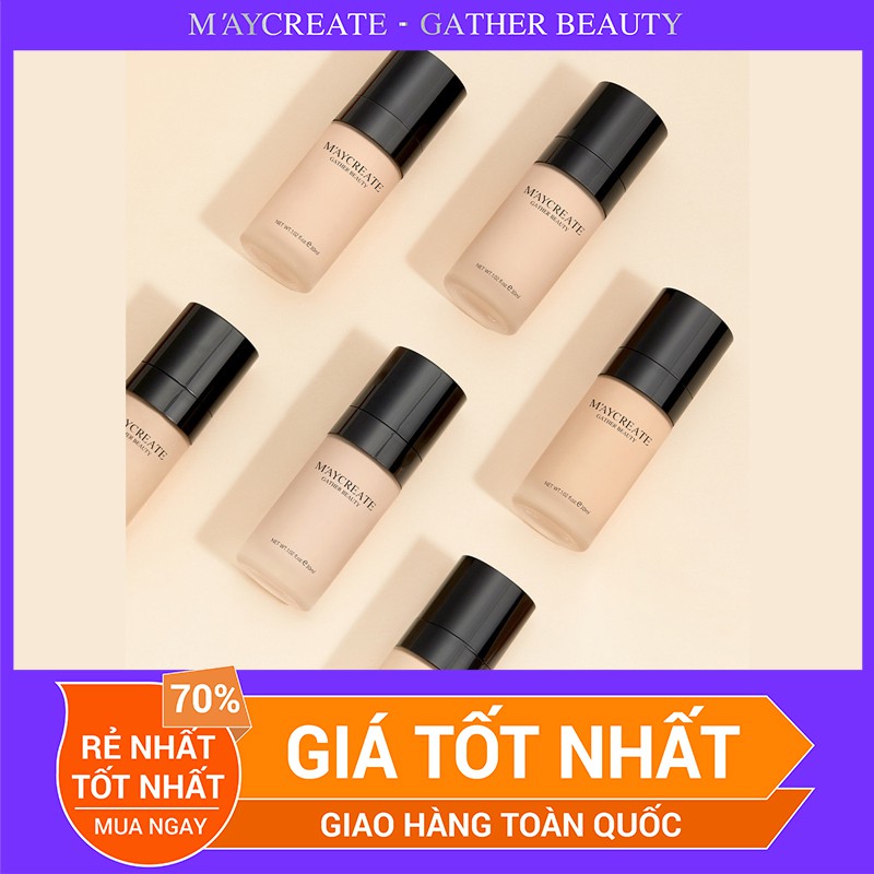 Phấn Nền Dạng Lỏng Che Khuyết Điểm Maycreate Hàng Nội Địa Trung.