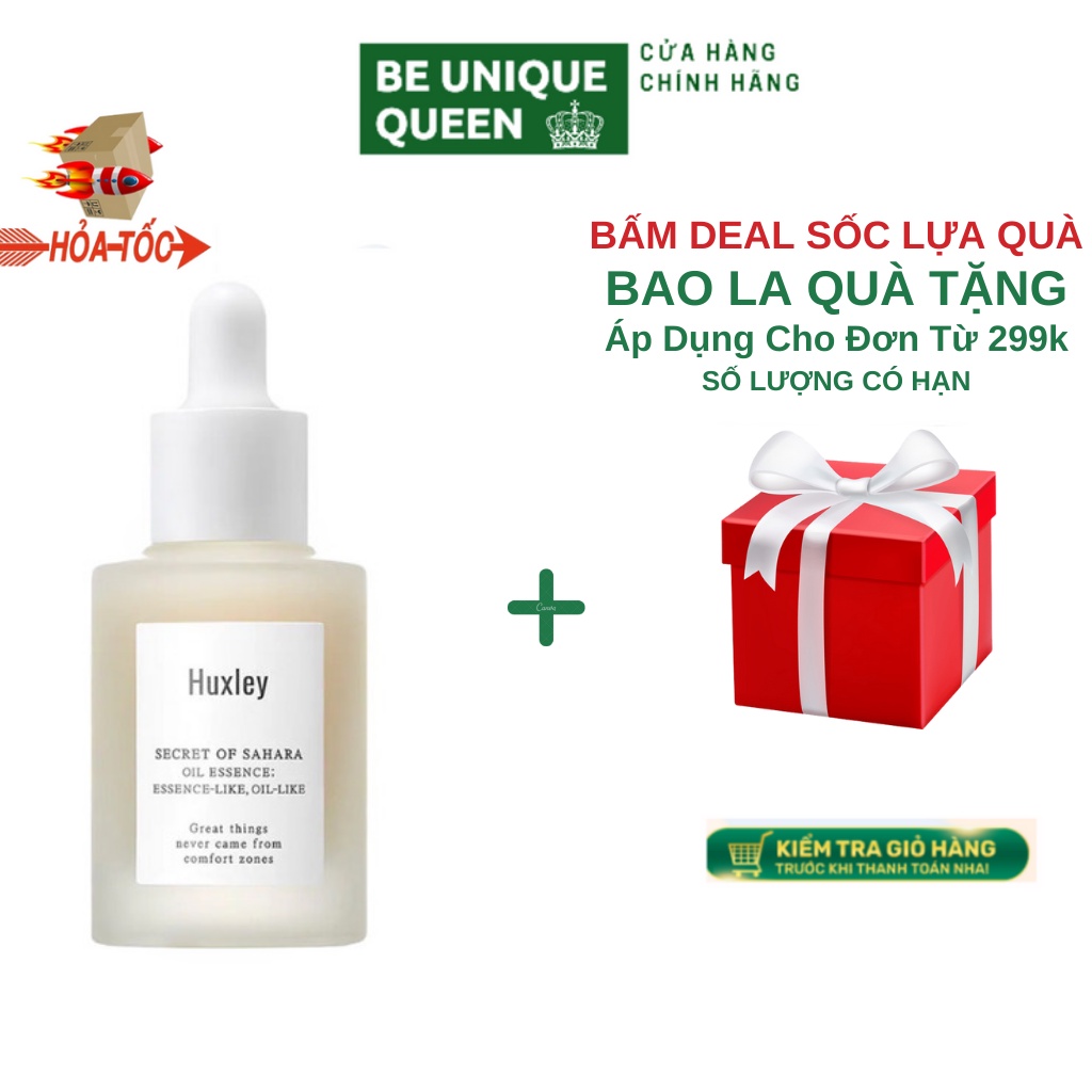 Serum Huxley Chống Lão Hóa, Dưỡng Ẩm Da Essence-Like, Oil-Like Chính Hãng Hàn Quốc 30ml