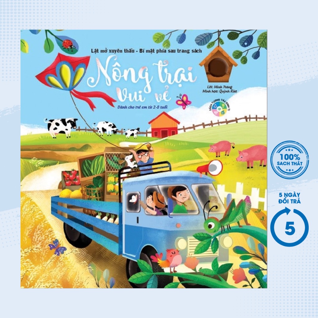 Sách - Lật Mở Xuyên Thấu - Bí Mật Phía Sau Trang Sách - Nông Trại Vui Vẻ - DTI