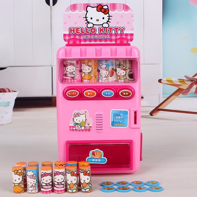 Máy bán nước ngọt tự động hello kitty pin
