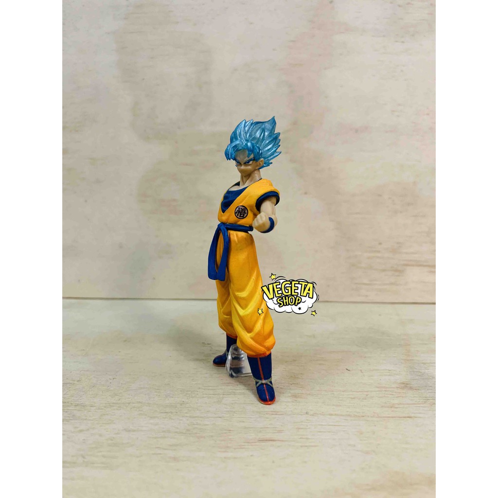 Mô hình Dragon Ball - SonGoku Goku SSJ Blue - Gashapon HG 01 Series Set - Chính hãng Bandai - Cao 9cm