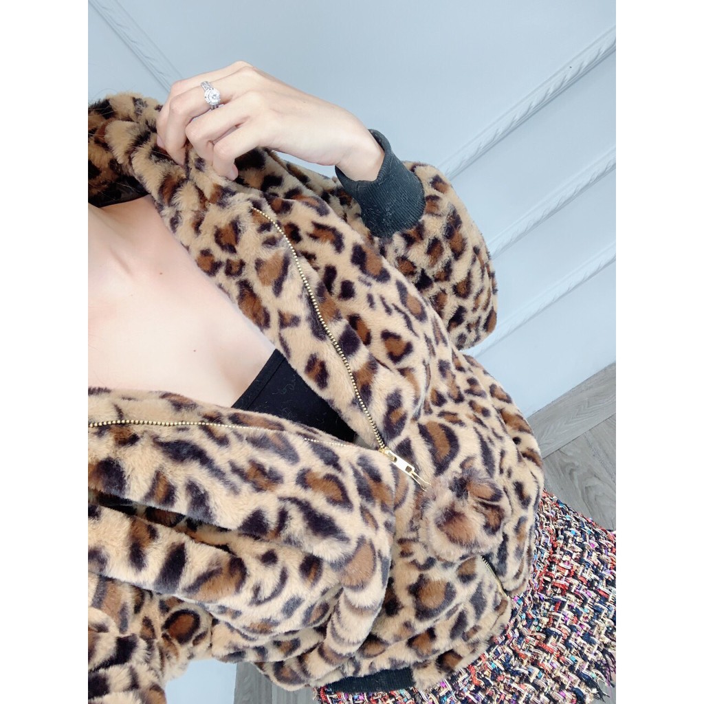 Áo khoác da beo hàng nhập cao cấp