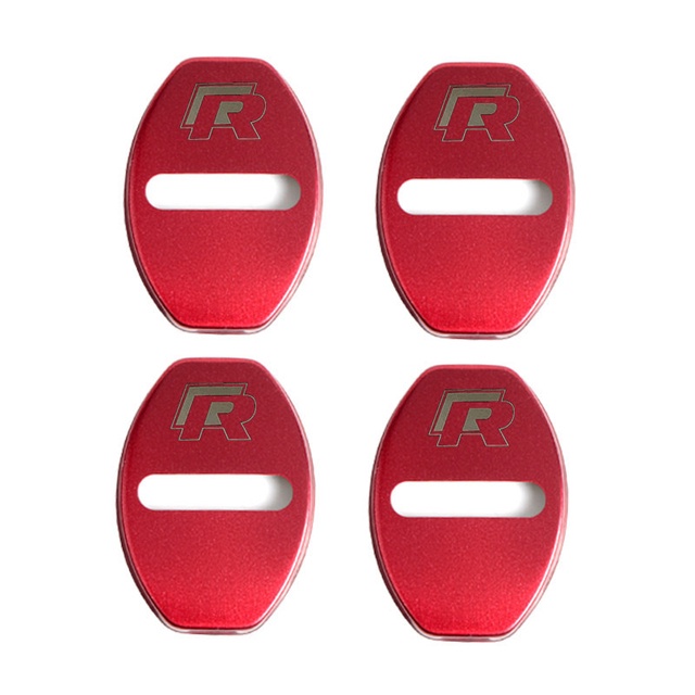 Bộ 4 Ốp Bảo Vệ Khóa Cửa Xe Hơi Volkswagen VW GOLF Bora Jetta POLO GOLF Passat Bằng Thép Không Gỉ