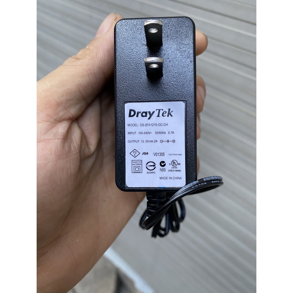 Sạc nguồn wifi Draytek 12V chính hãng