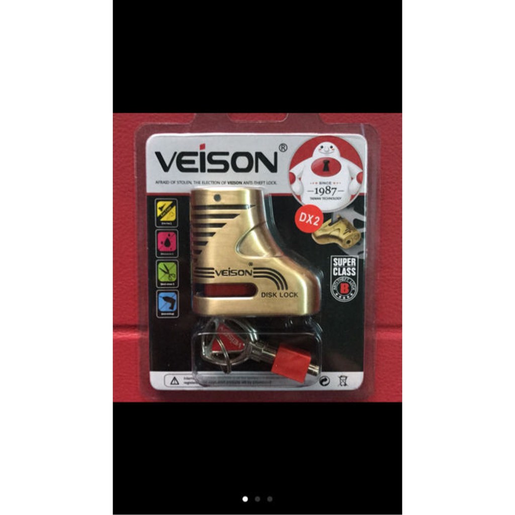 Khóa đĩa xe máy Veison DX3  -  - STN