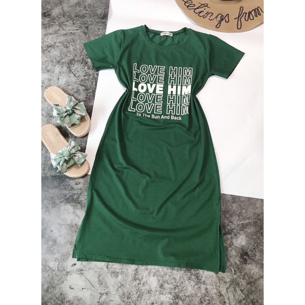 Đầm Dáng Suông Nữ Thun Thái Cao Cấp Cho Nữ Dưới 60kg | BigBuy360 - bigbuy360.vn