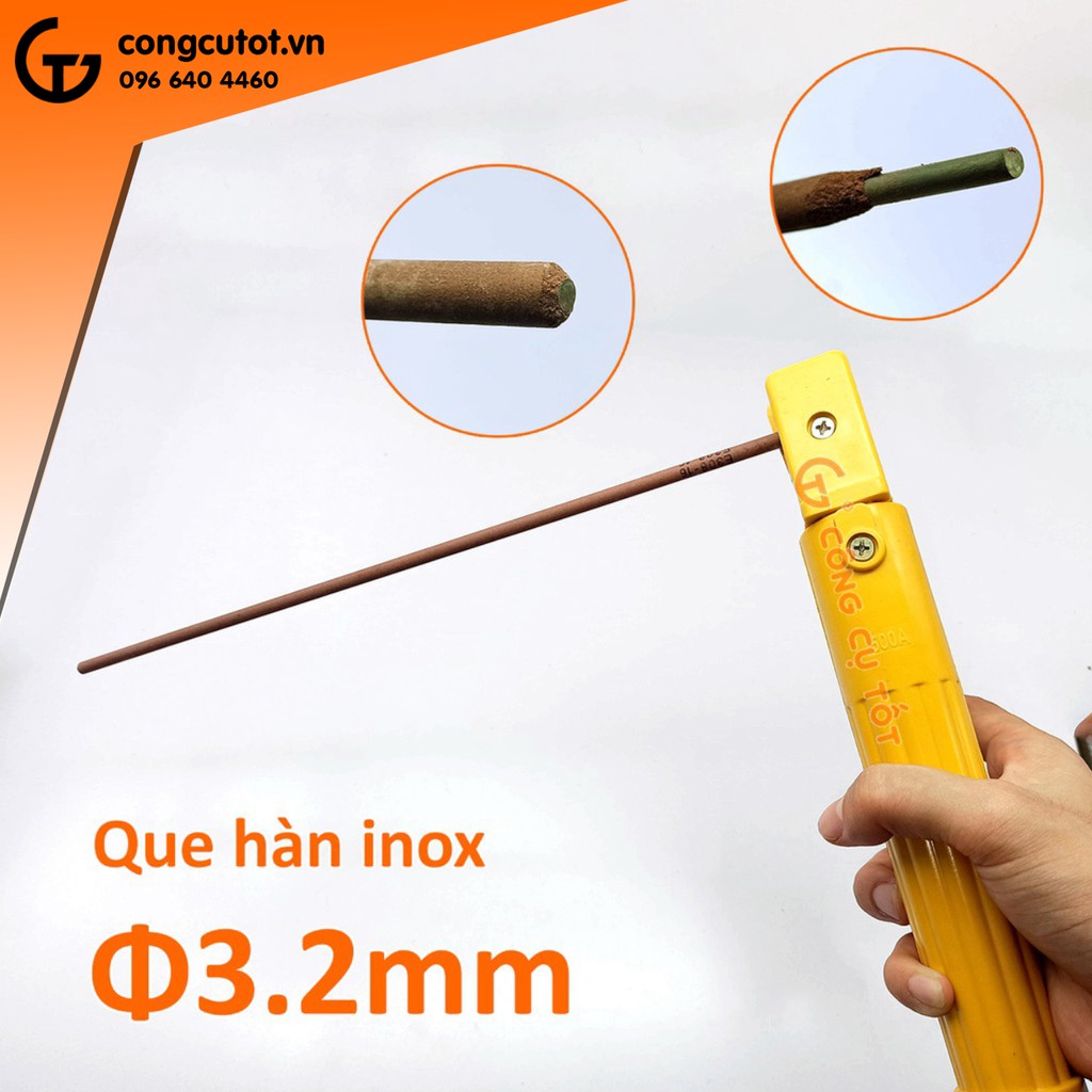 Que hàn inox Gemini G-308 Φ3.2 x 350mm