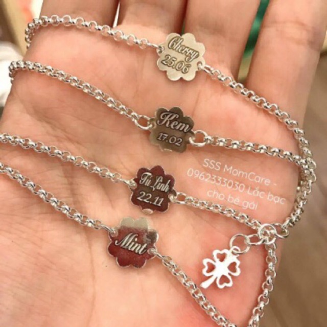 lắc bạc cho bé
