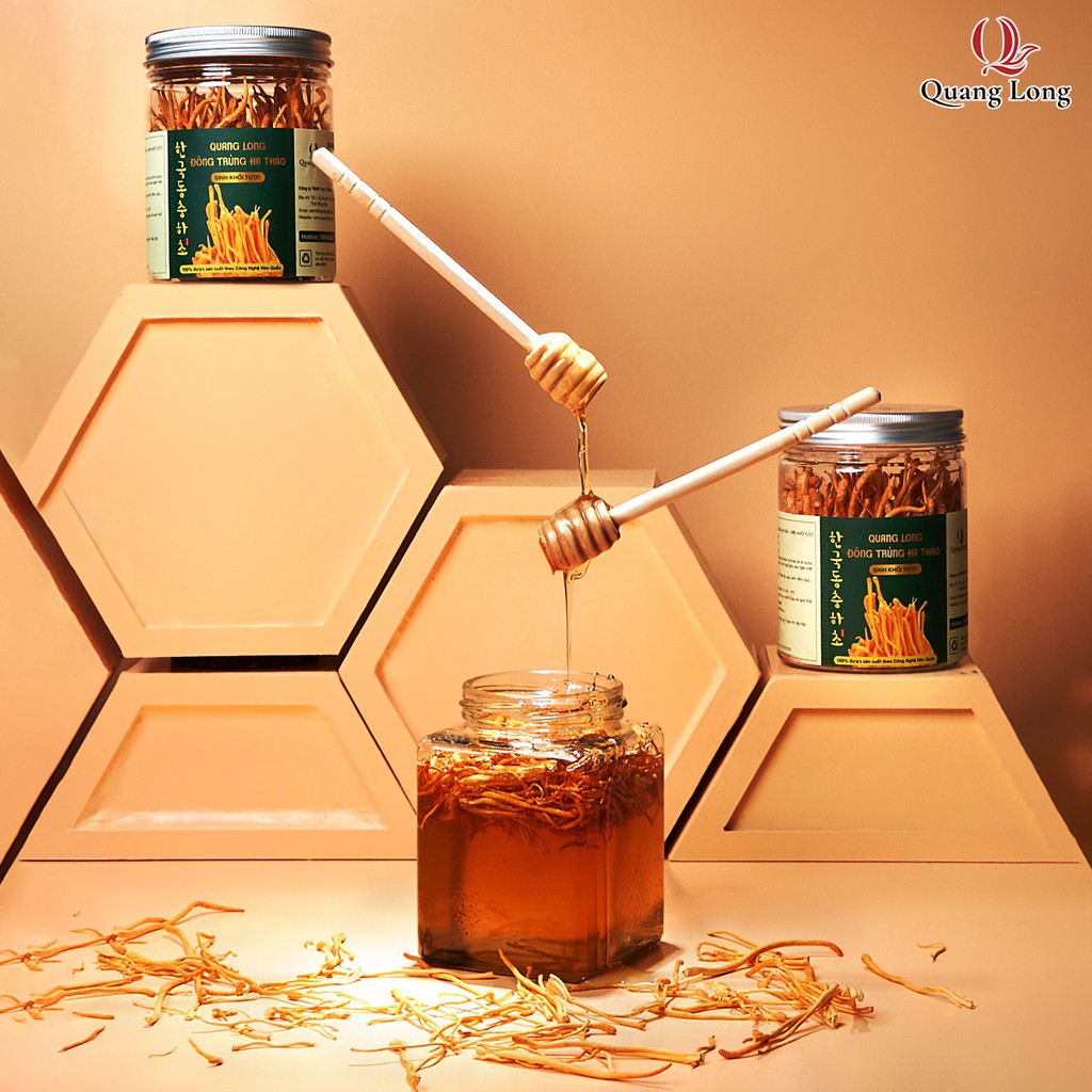 ĐÔNG TRÙNG HẠ THẢO QUANG LONG SINH KHỐI TƯƠI 130G | BigBuy360 - bigbuy360.vn