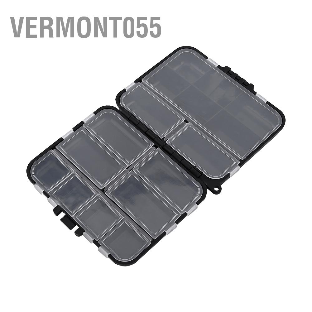Hot Deals26 Individual Compartments Portable Fishing Baits Durable Plastic Storage Box BlackSpot ExpressVermont055