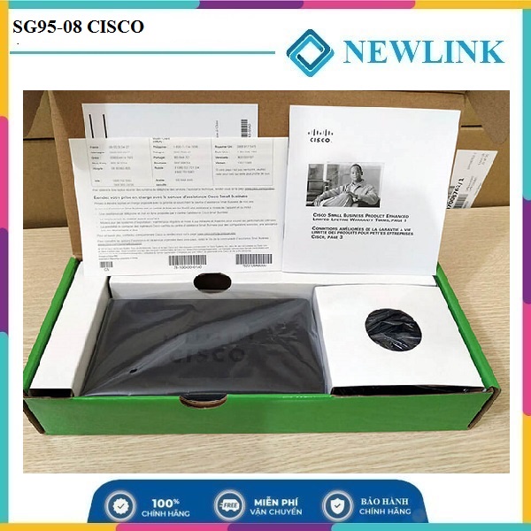 Bộ chia cổng mạng Lan Switch Cisco SG95D-08 Gigabits 10/100/1000