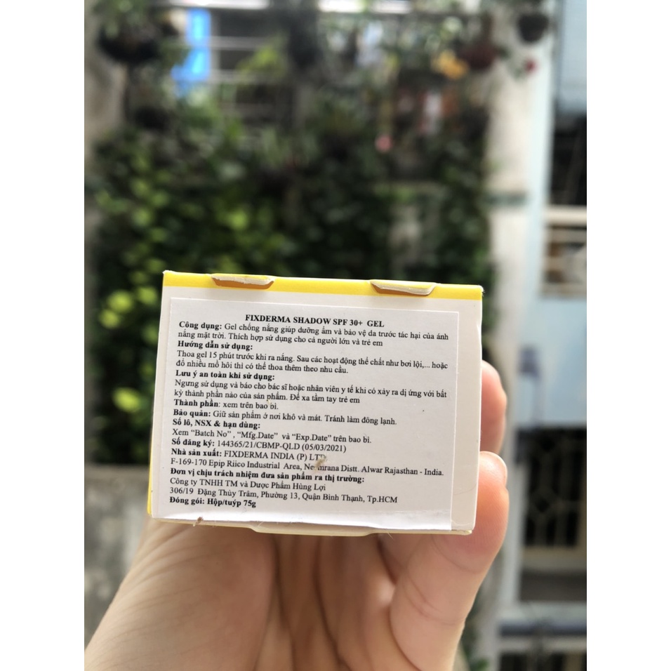 {CHÍNH HÃNG} Kem chống nắng Fixderma spf 30, 50 75g