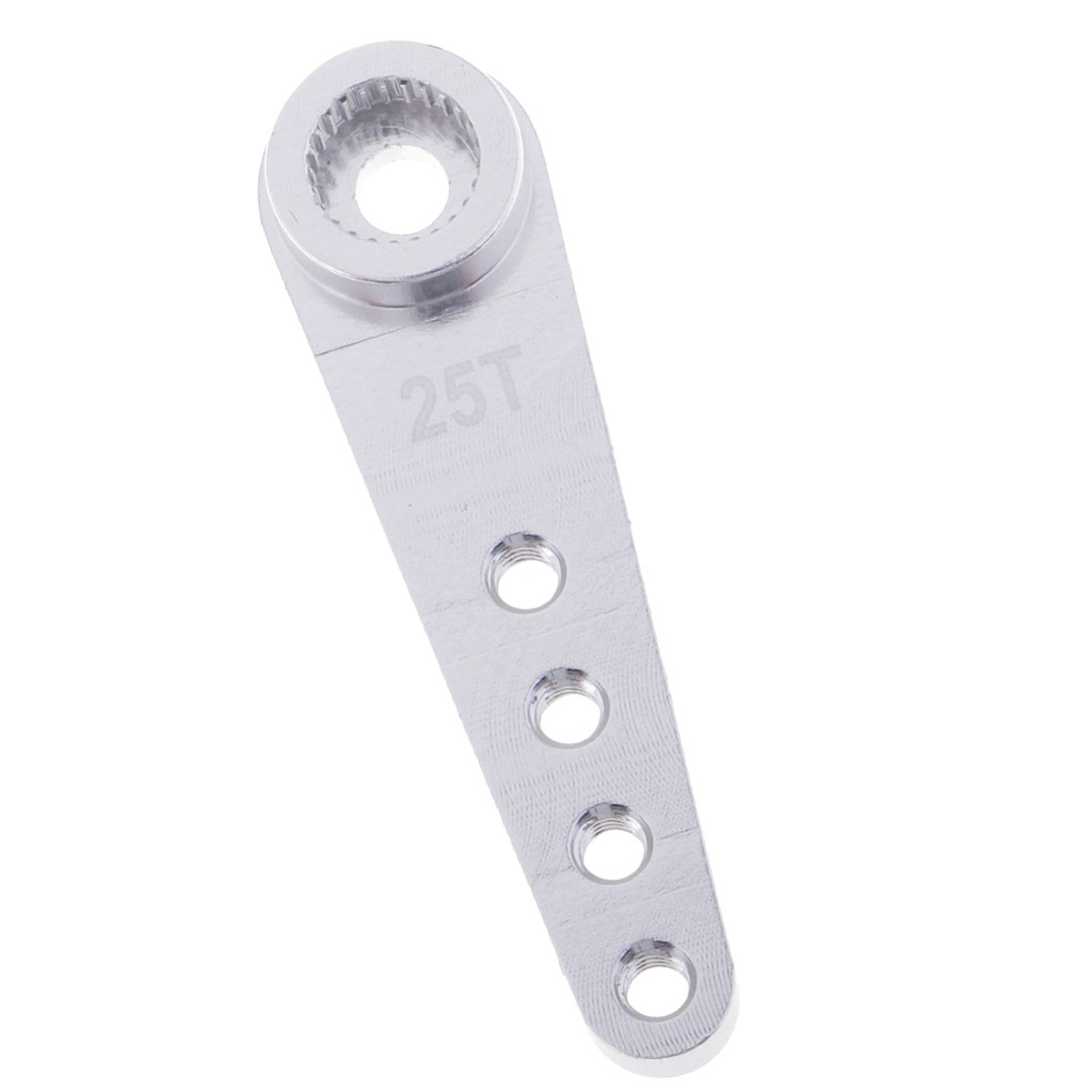 Tay Lái Servo 37mm 25T M2.5 Lỗ 37mm Màu Bạc Cho Xe Hơi / Tàu Thuyền
