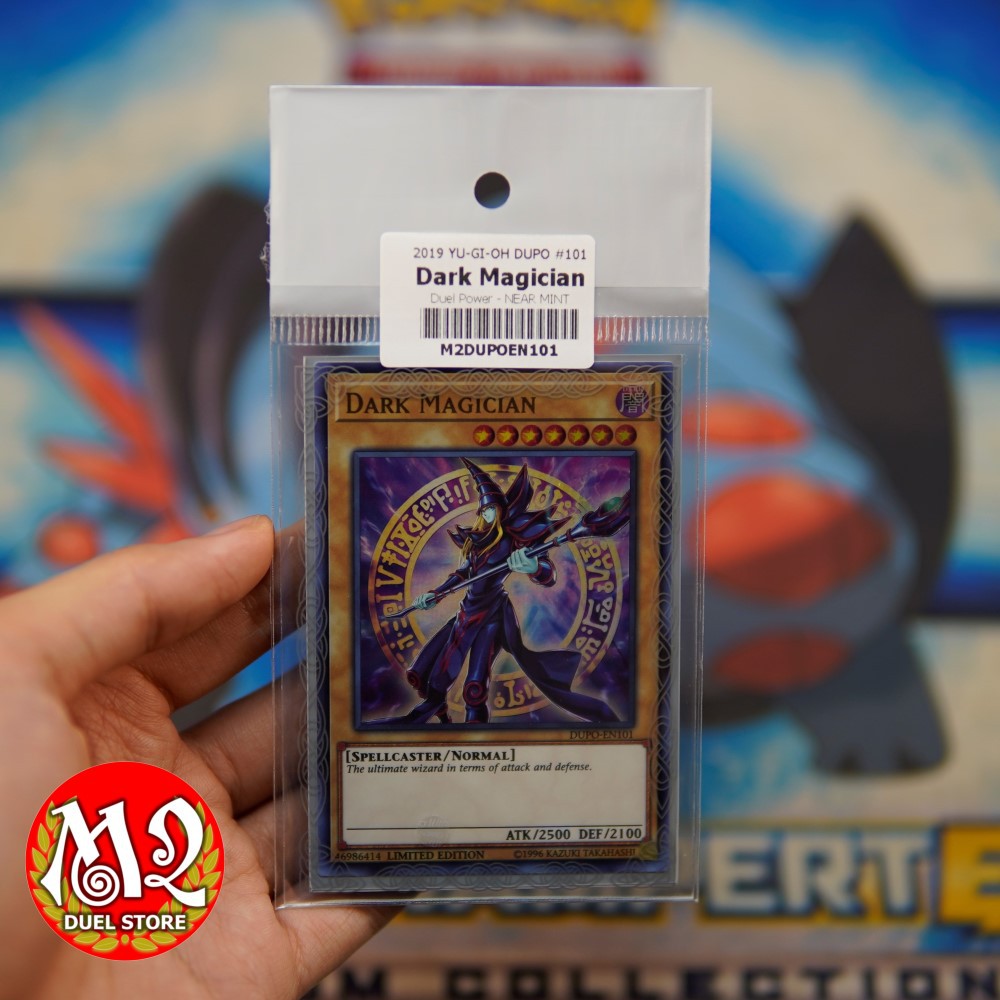 Thẻ bài YUGIOH DUPO-EN101 - Phù thủy bóng tối Dark Magician - ULTRA RARE - Bảo quản M2SCCQ-LITE