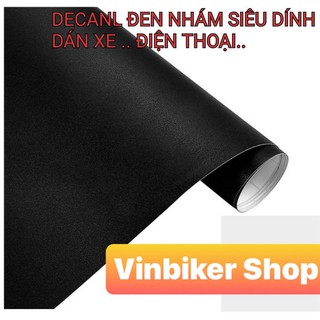 Decal Đen Nhám Cao Cấp Dán Xe Máy, oto , laptop điện thoại