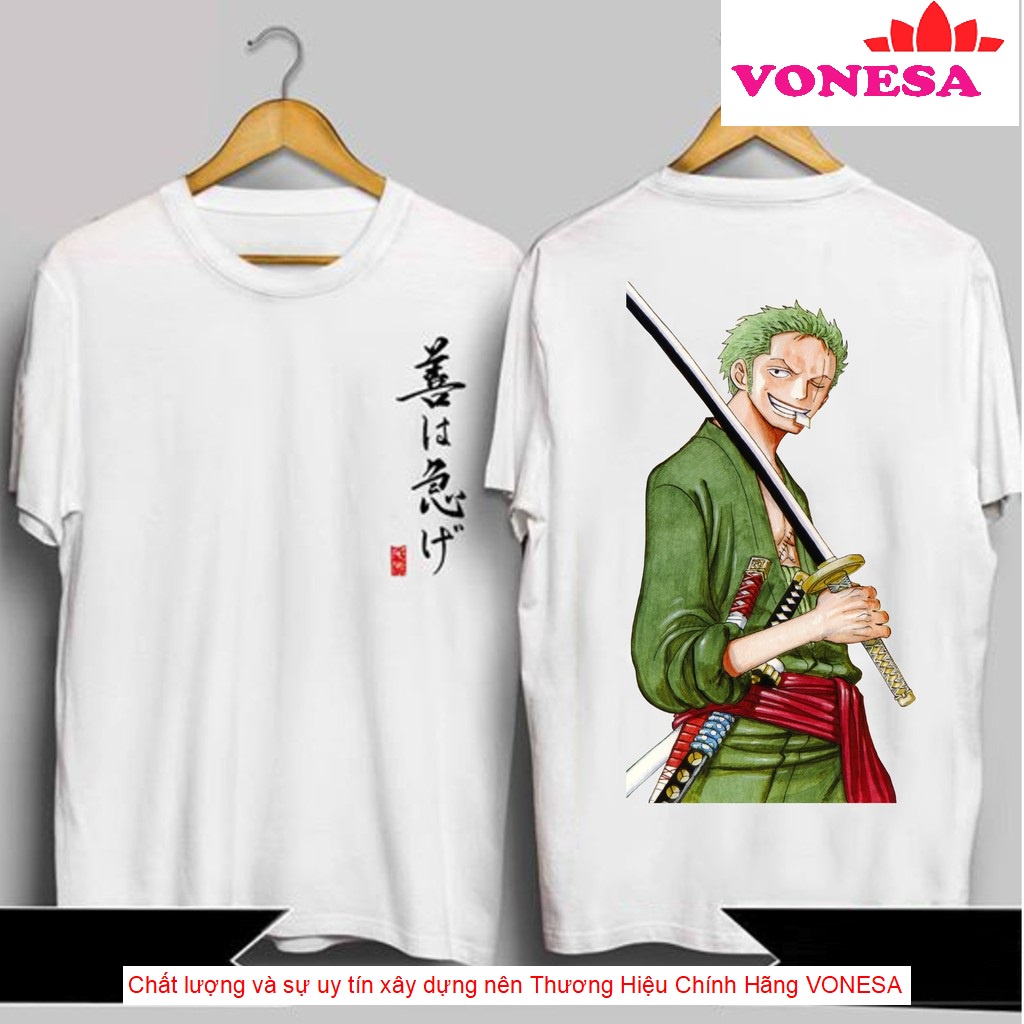 ⚡️FREESHIP⚡️Áo Thun In Hình Roronoa Zoro "Thợ Săn Hải Tặc" Mới .N.h.ấ.t. Áo Thun VONESAHOT