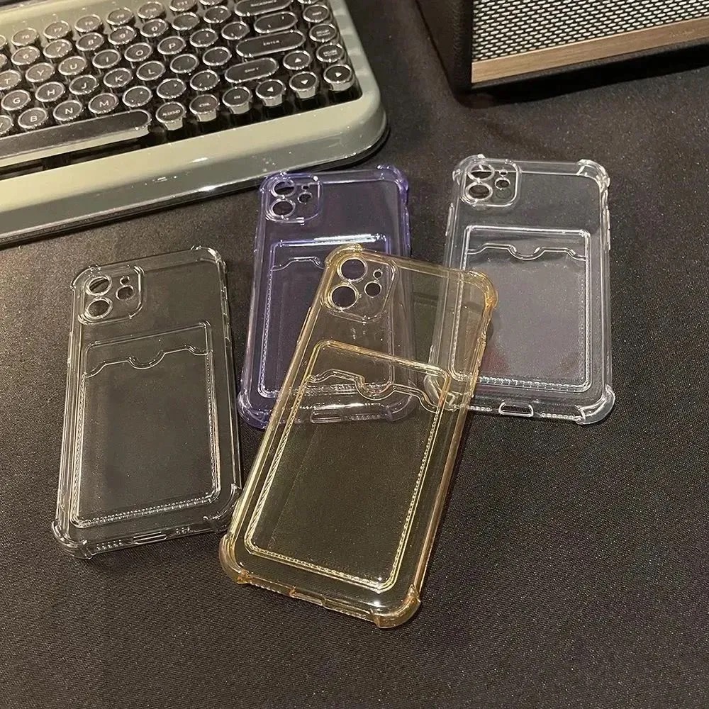 iPhone 13 Pro Max Ốp Điện Thoại Trong Suốt Chống Va Đập Có Ngăn Đựng Thẻ Cho Iphone 12 11 Pro Max 12 Mini 7 8 Plus | BigBuy360 - bigbuy360.vn
