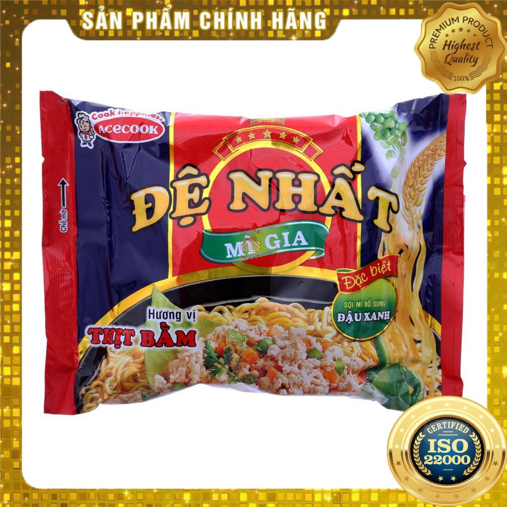 [ Yams Mart ] Combo 5 gói Mì Đệ Nhất Mì Gia Thịt Bằm 82G