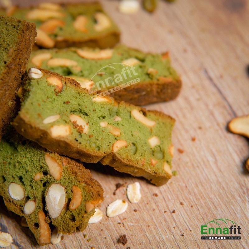 Bánh Biscotti nguyên cám mix 3 vị không đường 500g- Enna healthy food