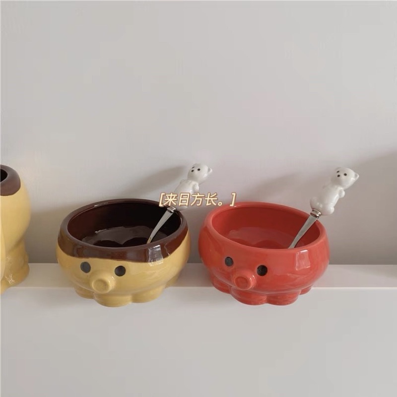 Bát sứ hình bé bạch tuộc