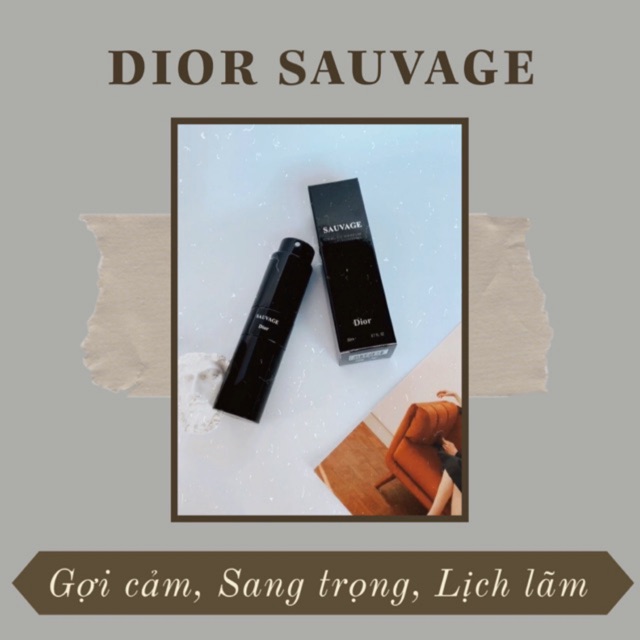 DIOR SAUVAGE - Nước hoa mini 20ml