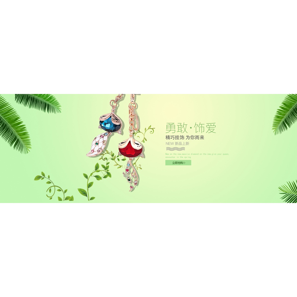 Mới Móc Khóa Kim Loại Hình Cáo Sáng Tạo